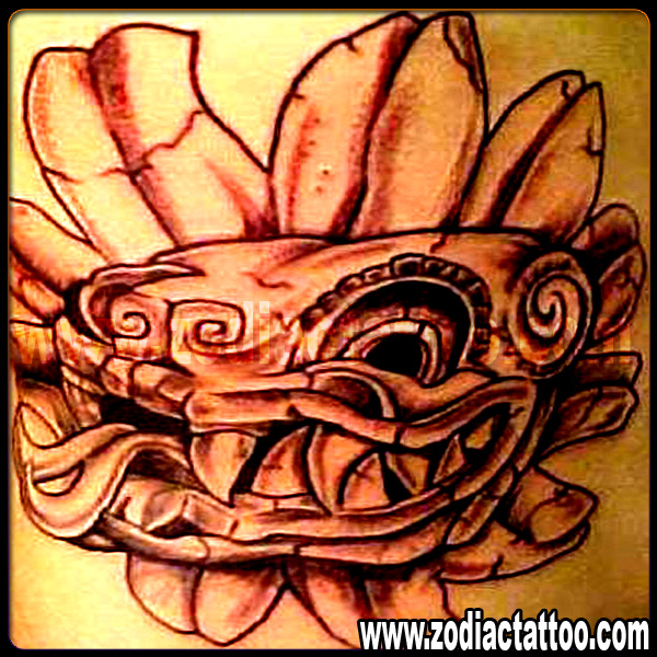 mayan tattoo sun 